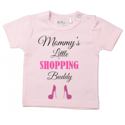 T-shirt "Mommy`s shopping buddy" T-shirt "Mommy`s shopping buddy"
